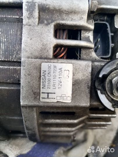 Генератор nissan murano z50