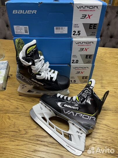 Коньки bauer vapor 3x jr и yth хоккейные