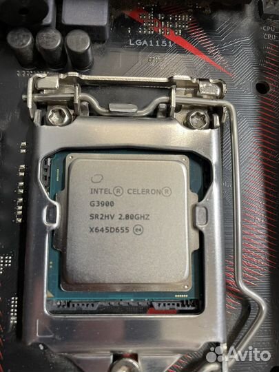 Процессор intel celeron G3900