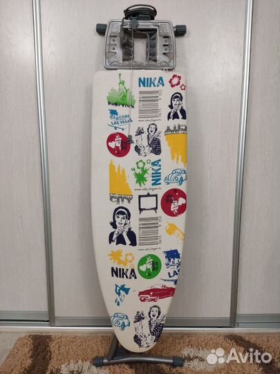 Гладильная доска Ника 122х42 см с розеткой