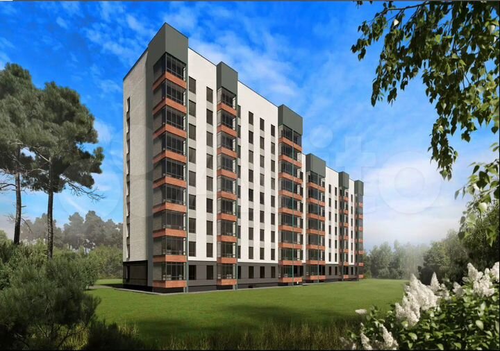 2-к. квартира, 68 м², 6/9 эт.