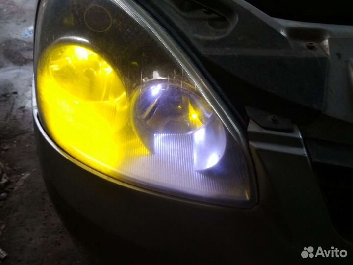 Лед лампы Н7 свет желтый