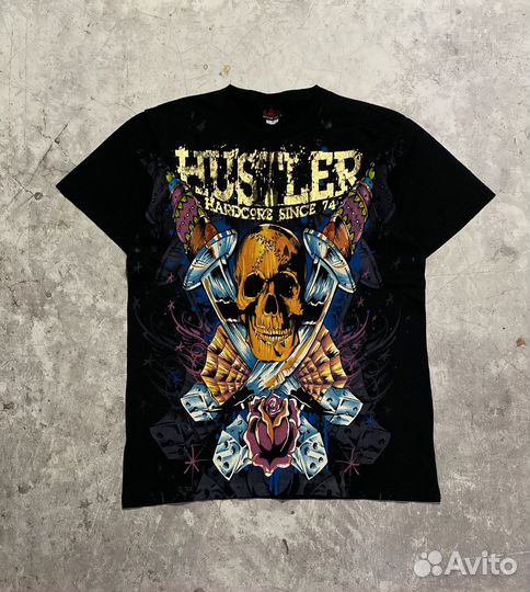 Футболка hustler ed hardy affliction xzavier type