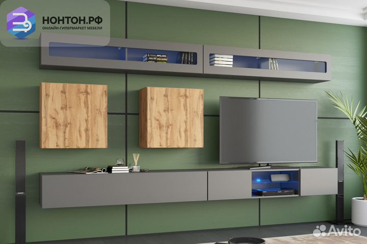 Комплект point №12 серый графит / дуб вотан