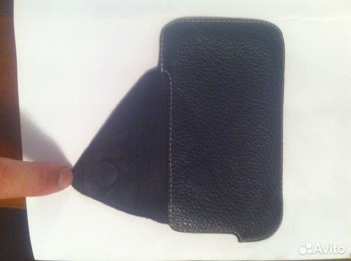 Чехол для телефона нат. кожа