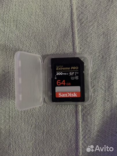 Карта памяти sdhc SanDisk 64 Гб