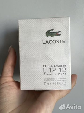 Lacoste L.12.12 blanc pure 50 мл