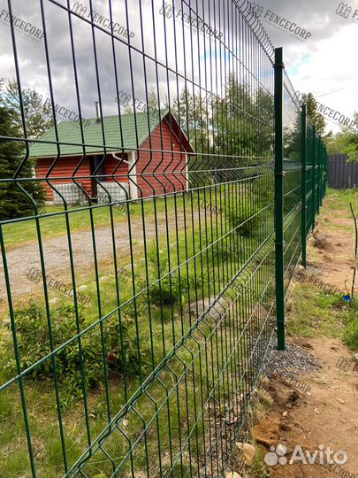 Забор из Гиттер 3Д 5 мм. 1.7 метра