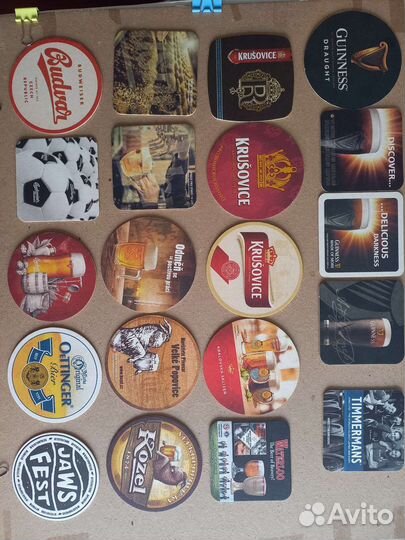 Бирдекели подставки для пива под пиво 91 шт