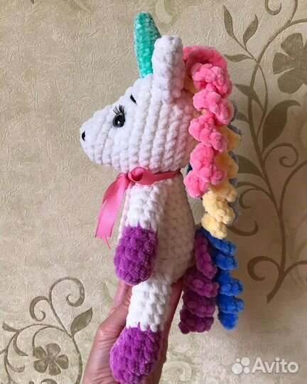 Единорог вязаный ручная работа