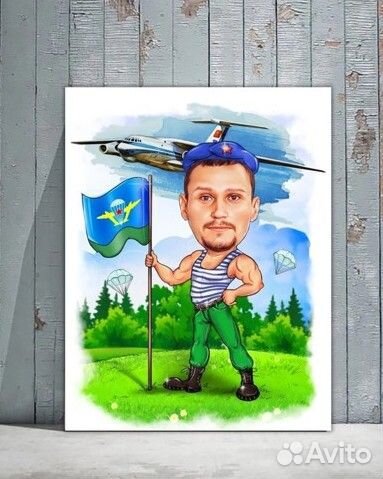 Шарж от художника - смешной подарок на др