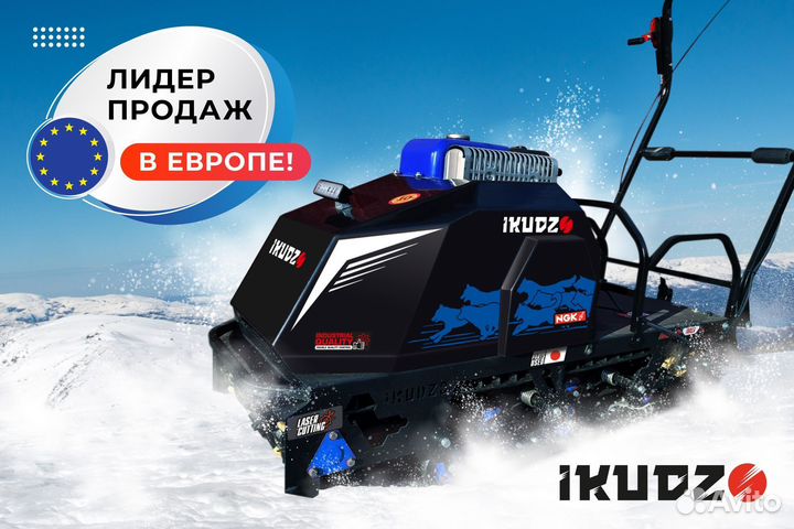 Ikudzo 2.0 1450/500 ESR20 (двс dinkin) черно-синий