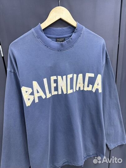 Лонгслив Balenciaga oversize (унисекс)