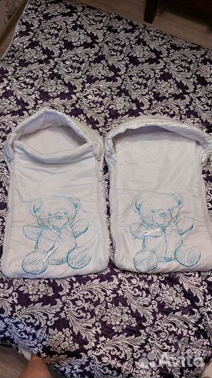 Конверт в коляску, на выписку (осень, зима,весна)