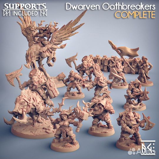 Гномы/Дварфы для DnD от студии Artisun Guild