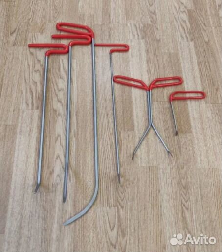 Набор крючков для ремонта вмятин (7 штук) set1