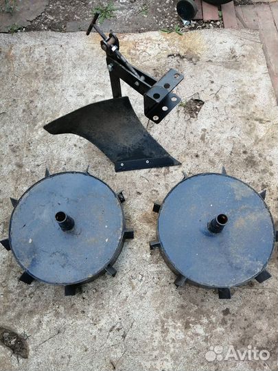 Грунтозацепы засыпные и плуг, вал 30 мм
