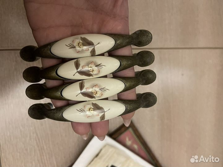 Ручки мебельные прованс 4 шт новые