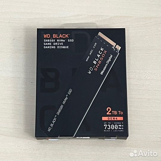 SSD WD black 2TB SN850X (Новый)