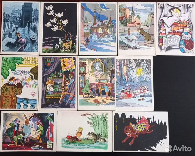 Открытки 1960-е. Сказки