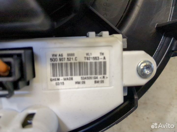 Двигатель отопителя Volkswagen Golf 7, 2015