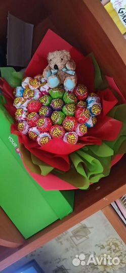 Букет из чупа чупсов
