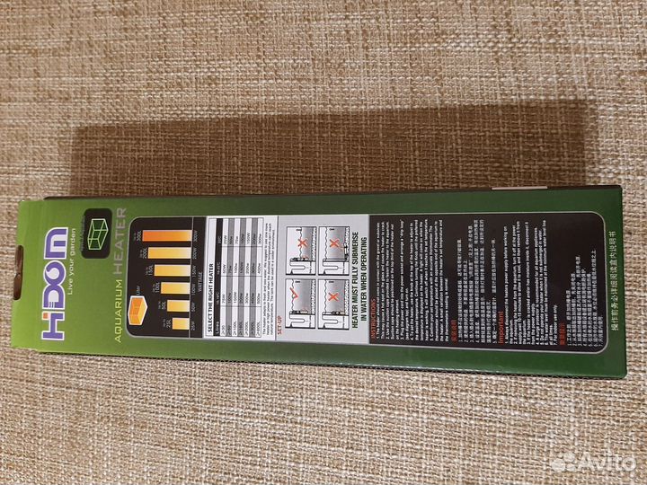 Нагревательный элемент для аквариума