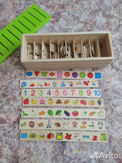 Деревянный сортер монтессори