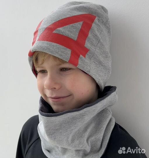 Шапка и снуд размер 52-54