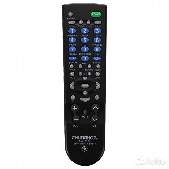Пульт ду универсальный обучаемый chunghop RM-139EX