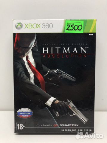 Диск Hitman Absolution с книгой для Xbox 360
