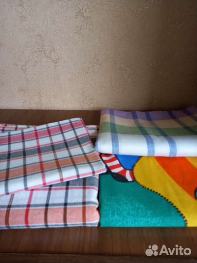 Простынь х/б и скатерть льняная