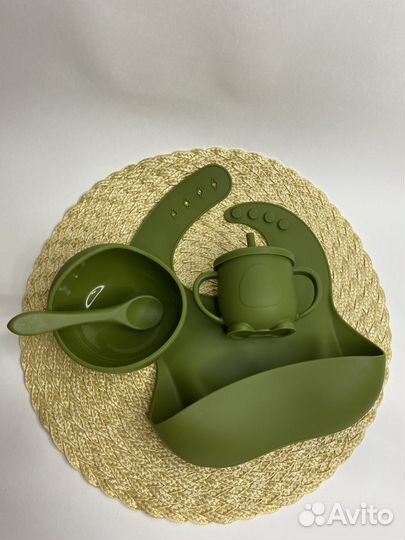 Детская посуда для кормления силиконовая