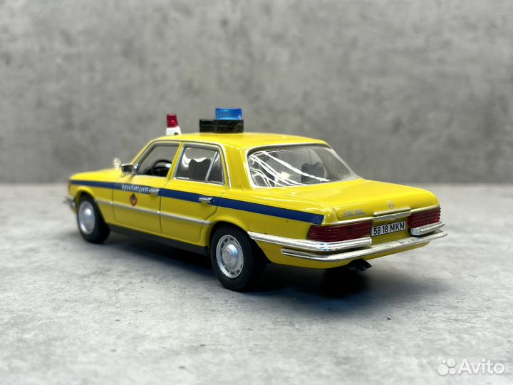 Модель Mercedes-benz 450 SEL W116 Милиция 1:43