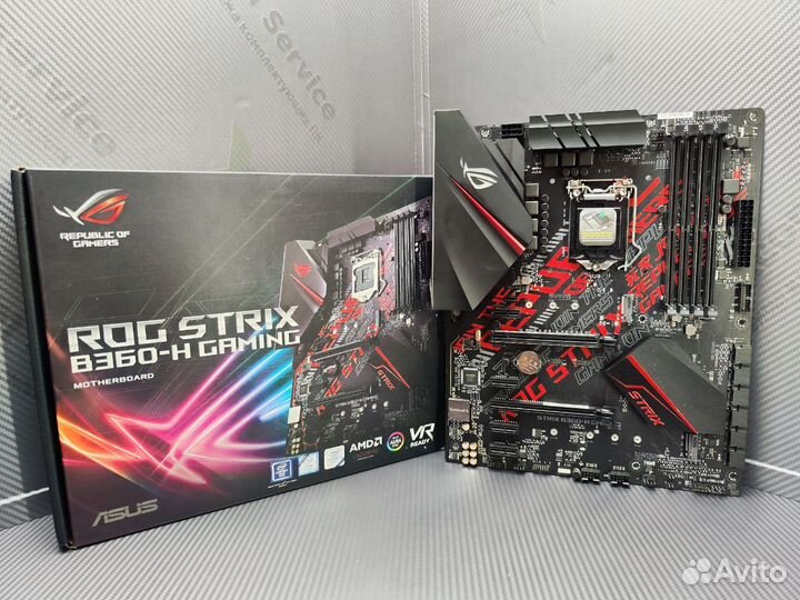 Материнская плата 1151v2 Asus Rog Strix B360-H Gam