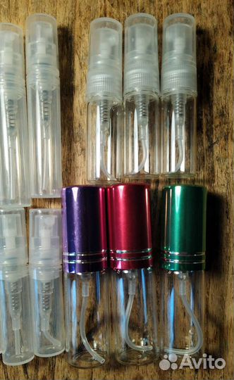 Атомайзеры. Стекло и пластик