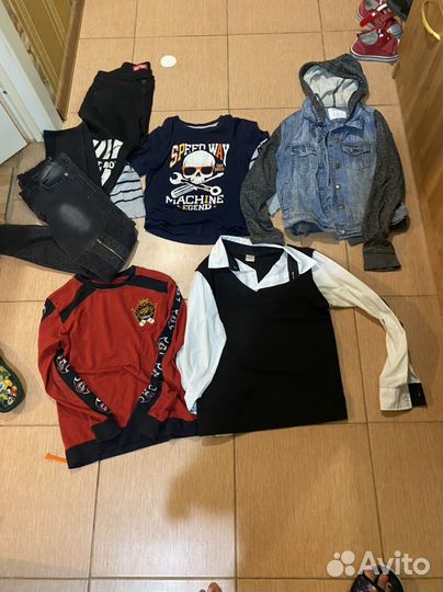 Вещи для мальчика пакетом, на орст 134