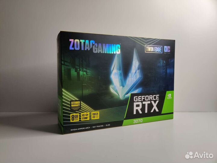 Новая Nvidia geforce RTX 3070 zotac gaming