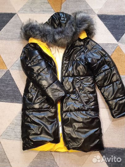 Пальто зимнее/пуховик 44
