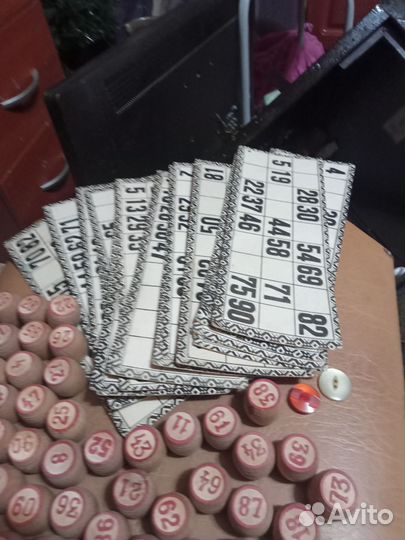 Настольная игра лото времён СССР весь комплект