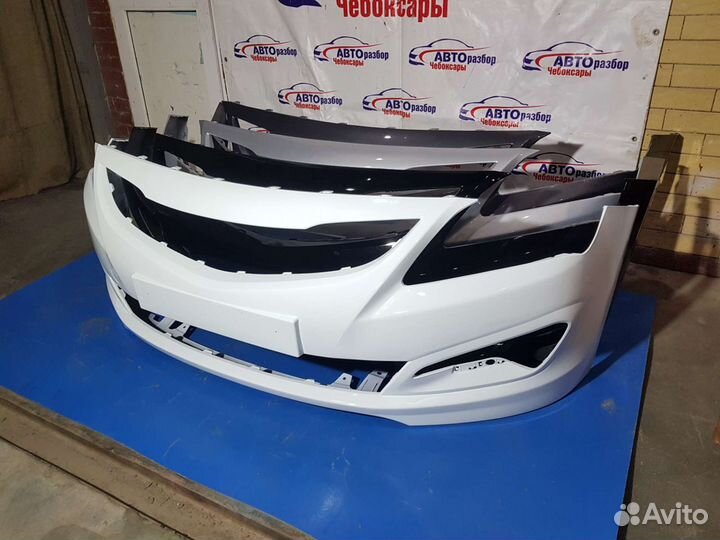 Бампер передний задний Hyundai Solaris 14-2017г