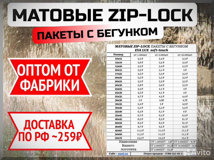 Пакеты зип лок с бегунком зиплок, zip lock матовые