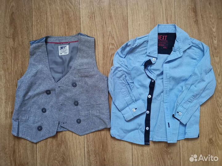 Рубашка/жилет комплект Next
