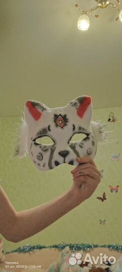 Маска кошки для квадробики