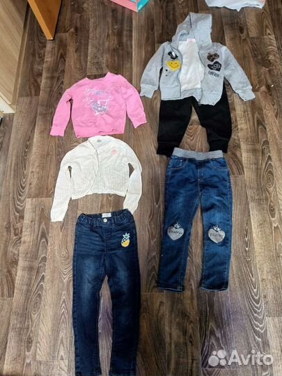 Детские вещи пакетом для девочек 104 110