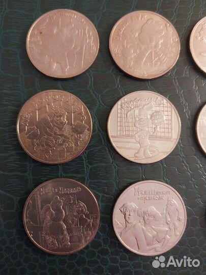 Юбилейные монеты Советская мультипликация