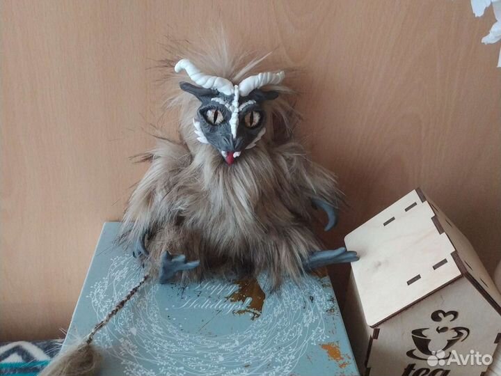 Дракон коллекционный в смешанной технике