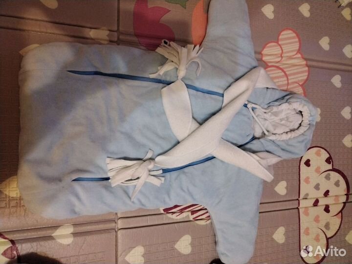 Конверт на выписку для мальчика весна осень