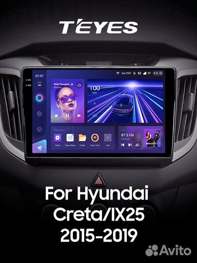 Магнитола Teyes CC3 2K 4/64 Hyundai Creta