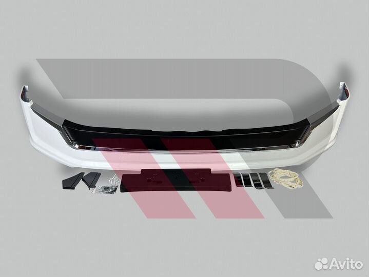 Губа передняя Toyota Land Cruiser 200 Стиль 21г